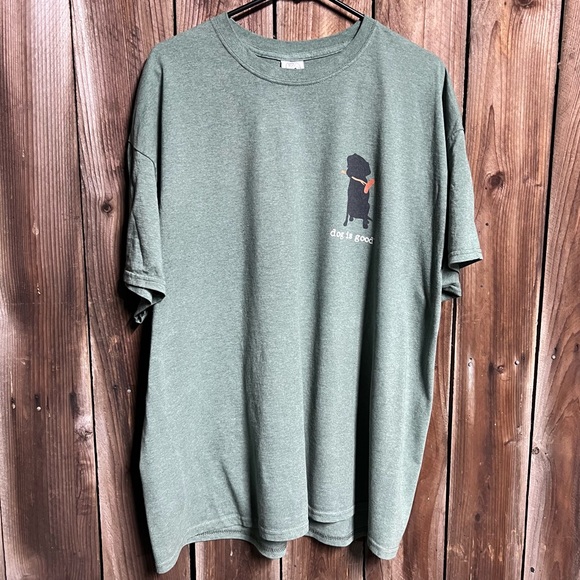 Dog is Good Other - Dog is Good Heather Green T-Shirt Sz XL